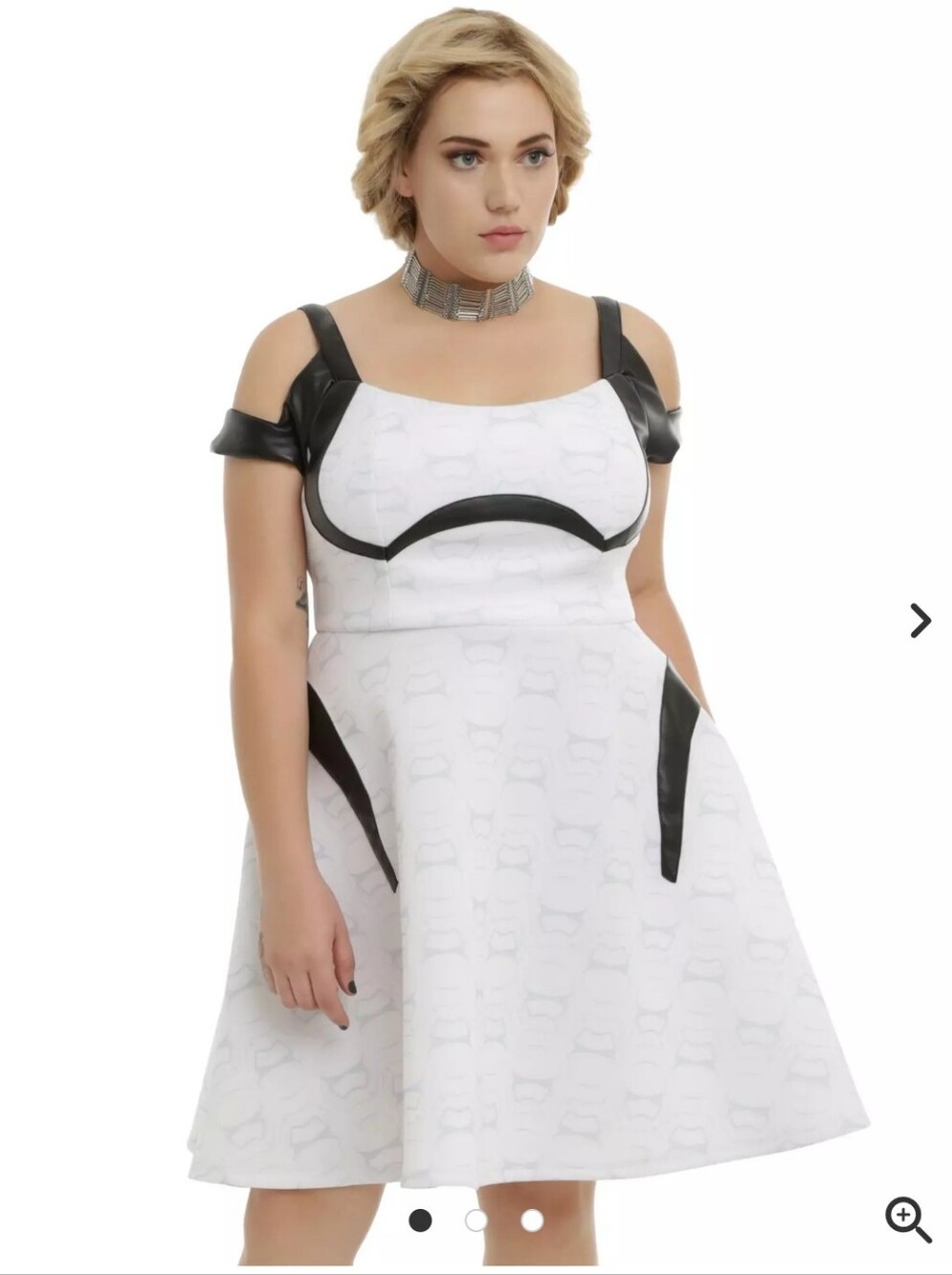 Her Universe Star Wars Stormtrooper Scuba Dress Plus Size 3 3X NWT 10531822